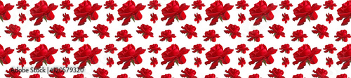 cover  pattern repeat  red rose