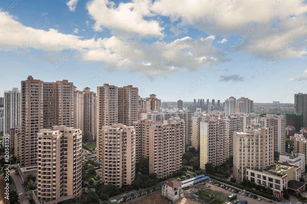 Fototapeta premium Building in the city