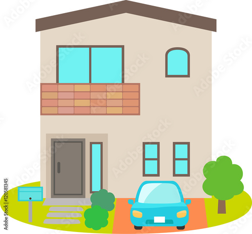 2階建ての戸建て住宅