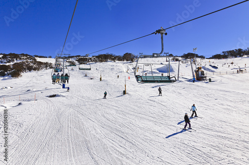 SM Perisher Slope From Chair Lift