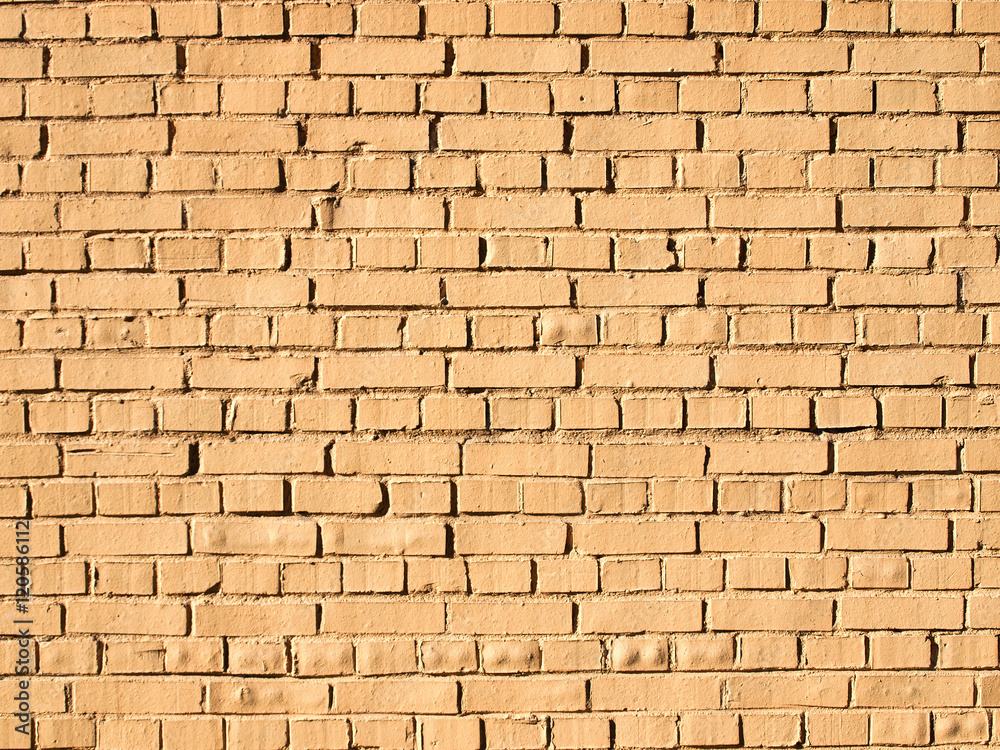 Obraz premium orange brick wall background