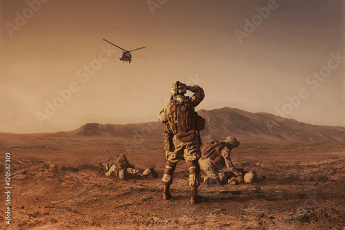 waiting for medevac bird
