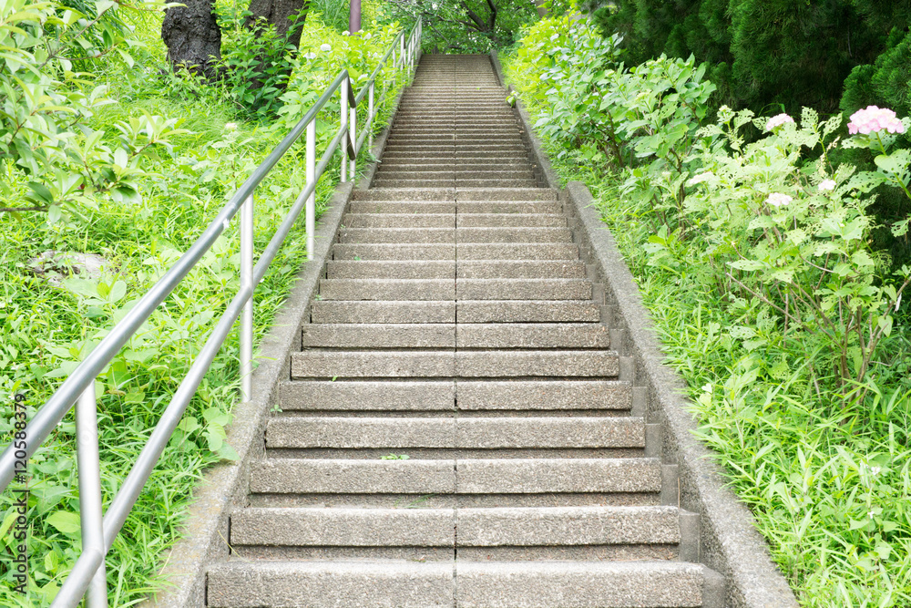 Obraz premium コンクリートの階段