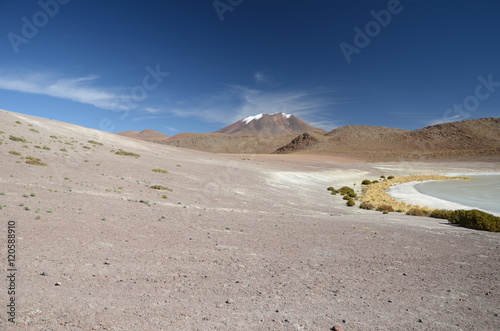 Beautiful landscape in Altiplano Bolivia