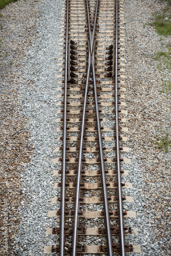 Junction of two rail track