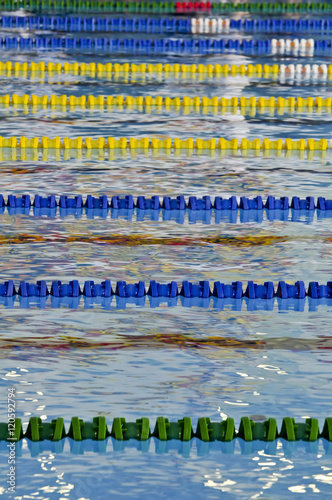 Calles de piscina olimpica photo