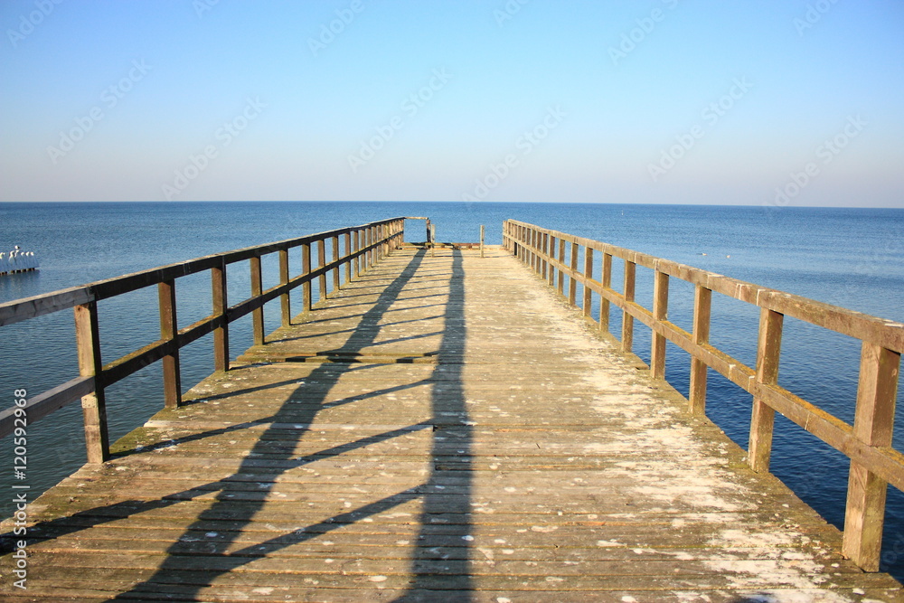 Pier at the seaside