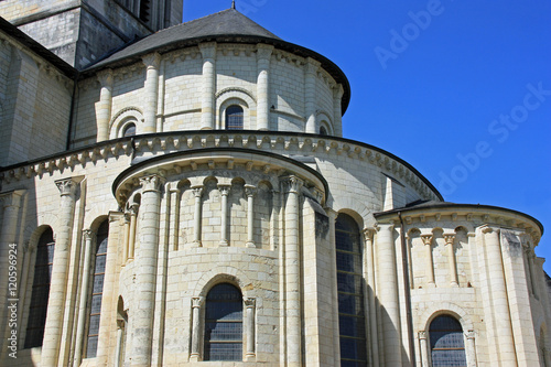 Coupoles du chevet de l'Abbaye Royale de Fontevraud, France