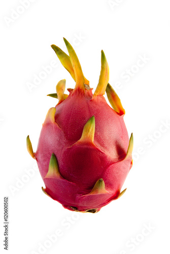 Dragon fruit on a white background
