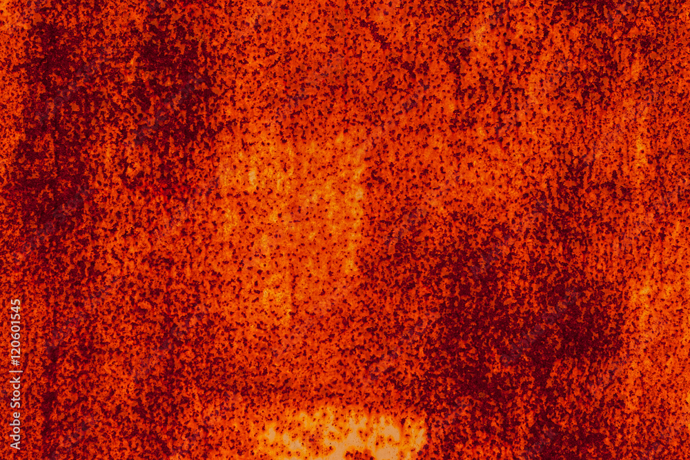Background. The texture of the old rusty metal plate with cracked paint. Acidic color Background. The texture of the old rusty metal plate with cracked paint. Acidic color