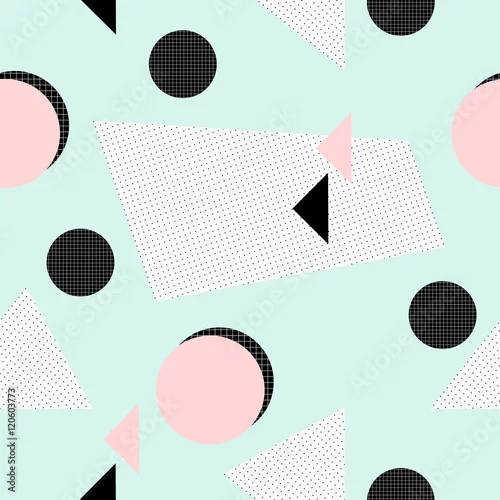 Tapety Retro wzór geometryczny