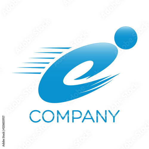 E logo
