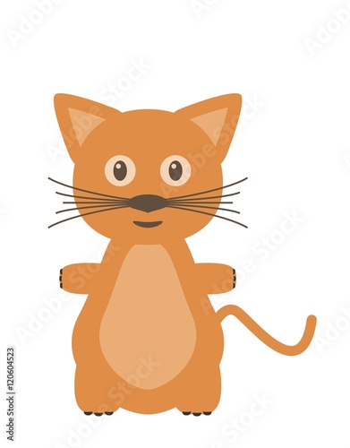 Funny cat character