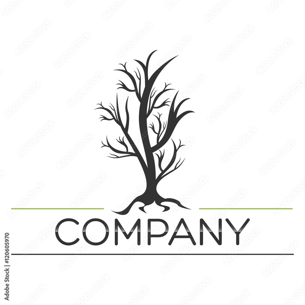 Obraz premium tree logo