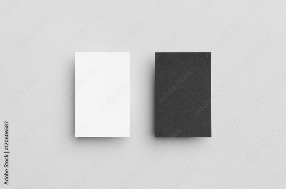 Black & White Business Card Mock-Up (85x55mm) Black & White Business Card Mock-Up (85x55mm)