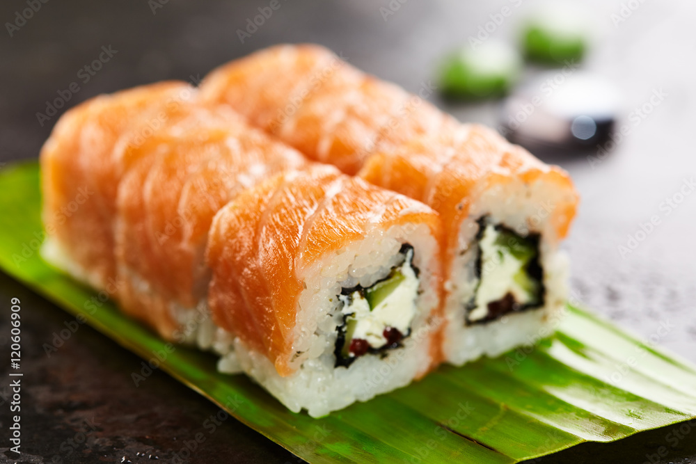Salmon Sushi Roll Salmon Sushi Roll