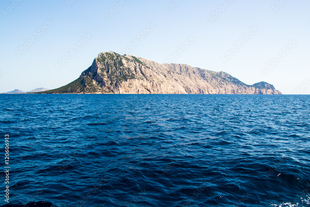 Naklejka premium Tavolara Island in Sardinia, Italy