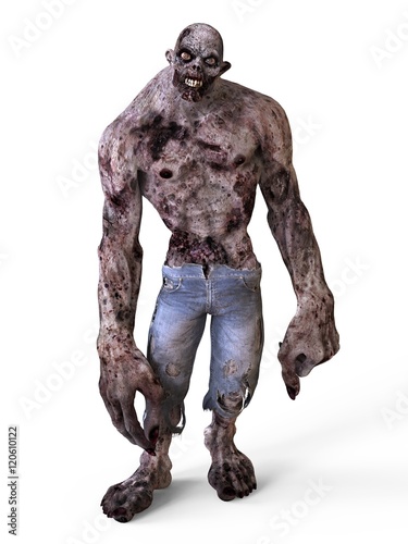 3D Illustration Zombie Monster