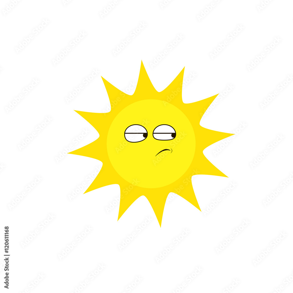 sun suspicious facial expression