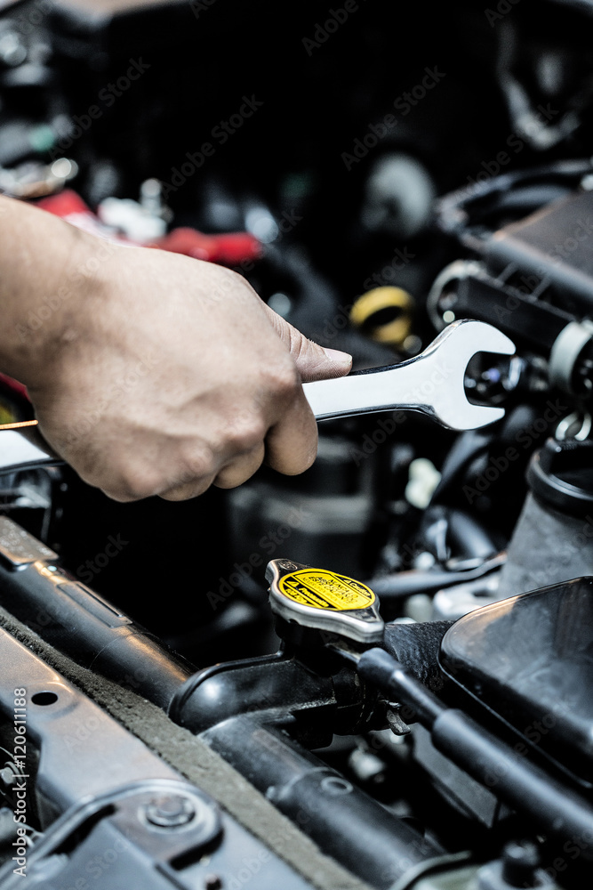 Obraz premium mechanical workshop