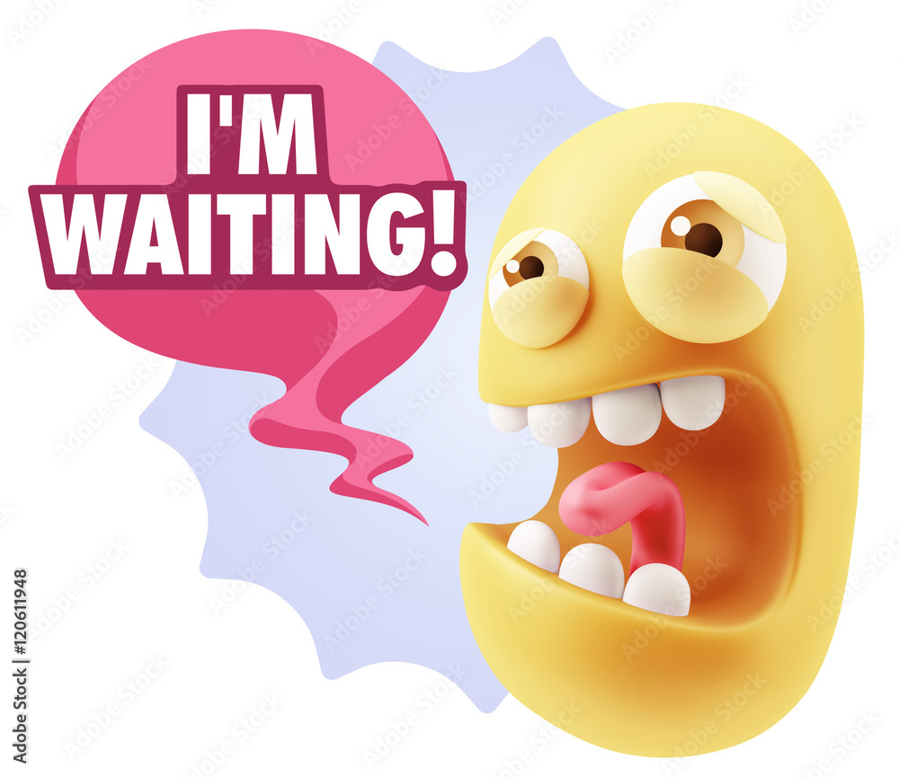 animated waiting smiley