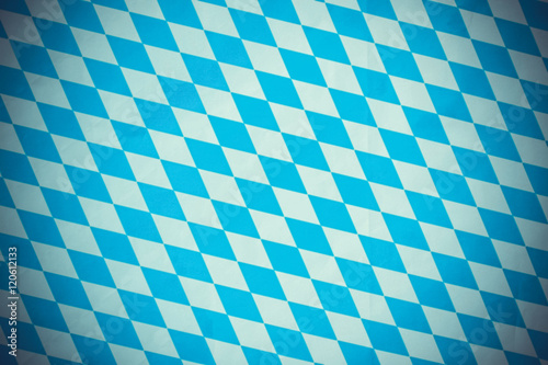 Bavarian diamond flag, blurred effect