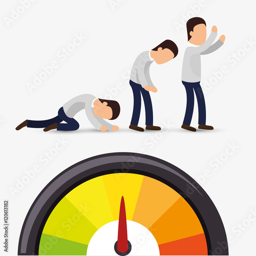 avatar efficiency chart design isolated vector illustration esp 10