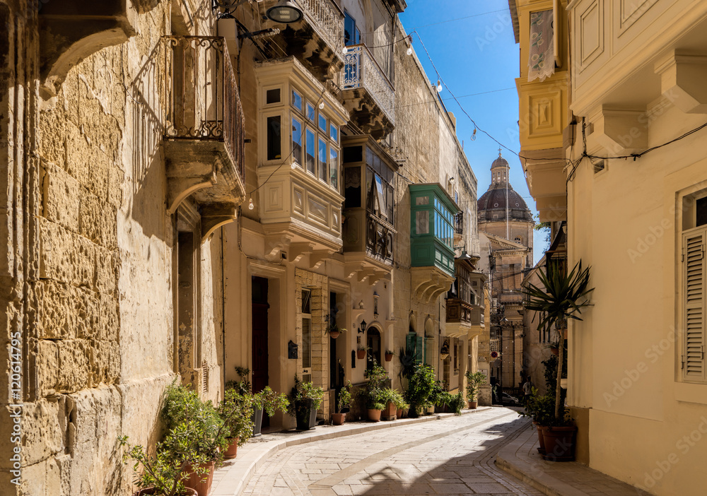 Vittoriosa - Malta - obrazy, fototapety, plakaty 