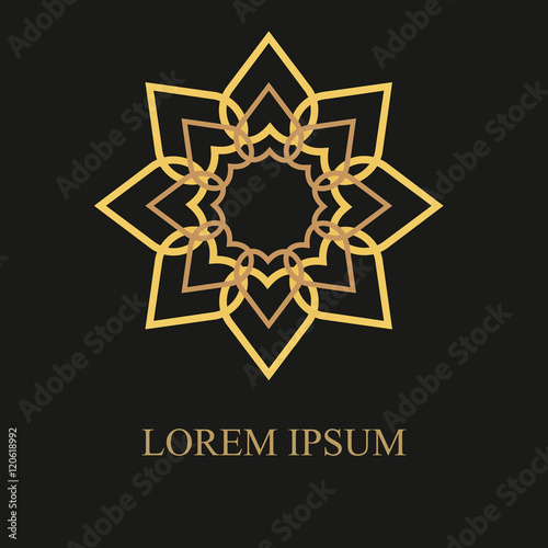 Lotus Flower Logo abstract Beauty Spa salon