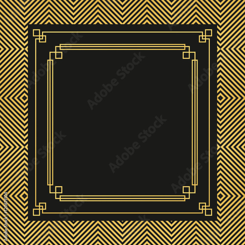 Vector illustration of frames, invitation cards templates in art