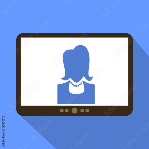 Online support Tablet Icon