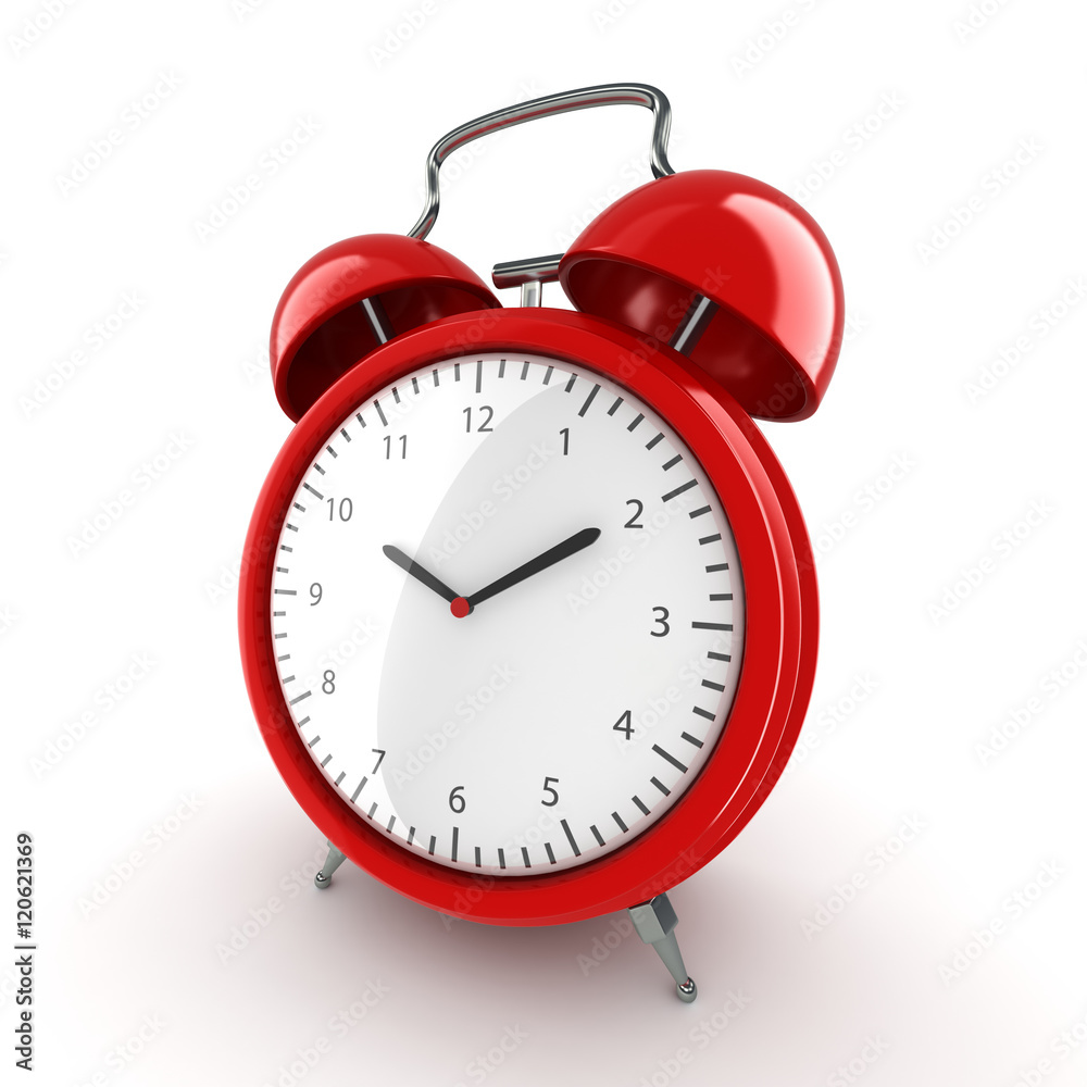 Red alarm clock Red alarm clock