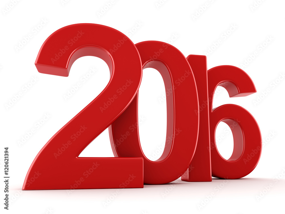 2016 New Year digits 2016 New Year digits