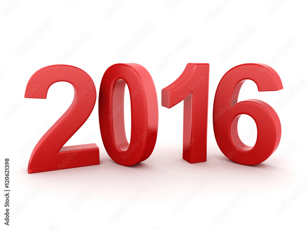 2016 New Year digits 2016 New Year digits