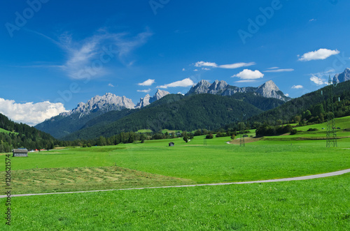 View of the Val Casies (Gsies tal) valley during the summer season
 photo