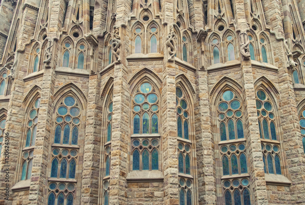 catholic cathedral close-up