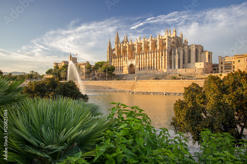 The Cathedral of Santa Maria of Palma de Mallorca, La Seu, Spain photo