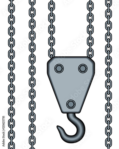 Chains and hook