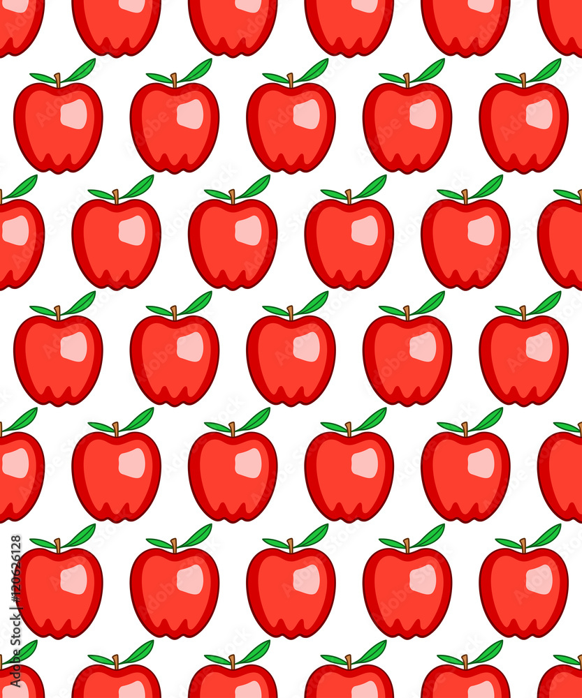Red apple pattern Red apple pattern