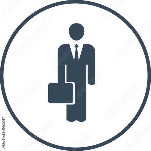 businesman with a case