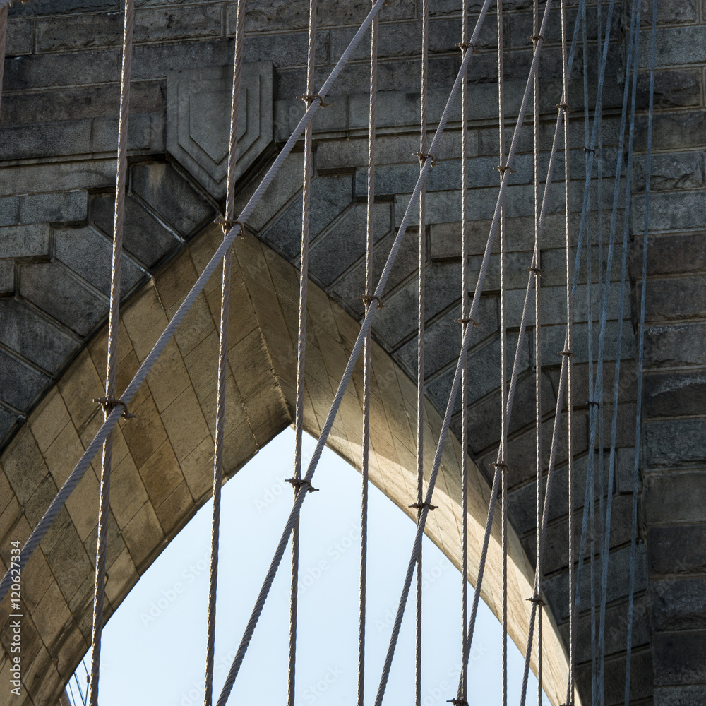 Naklejka premium Brooklyn Bridge, New York City