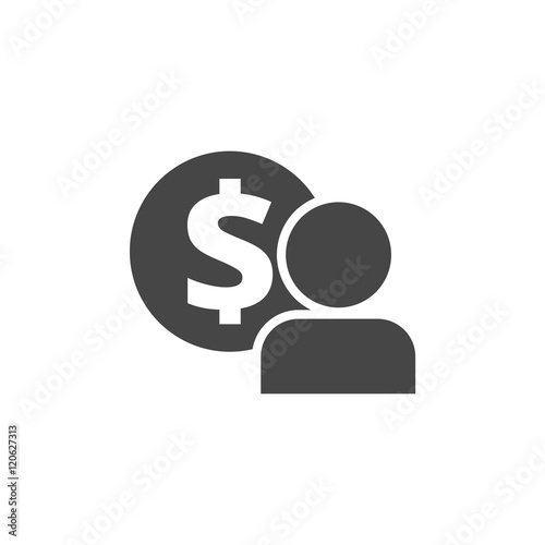 Employee wages icon Vector