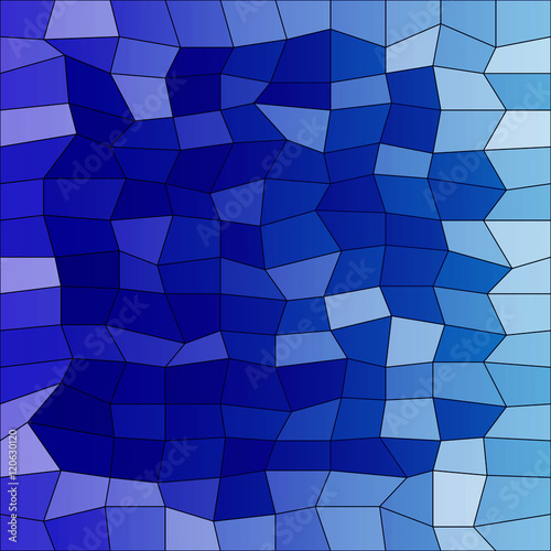 square blue polygonal background. vector illustration.