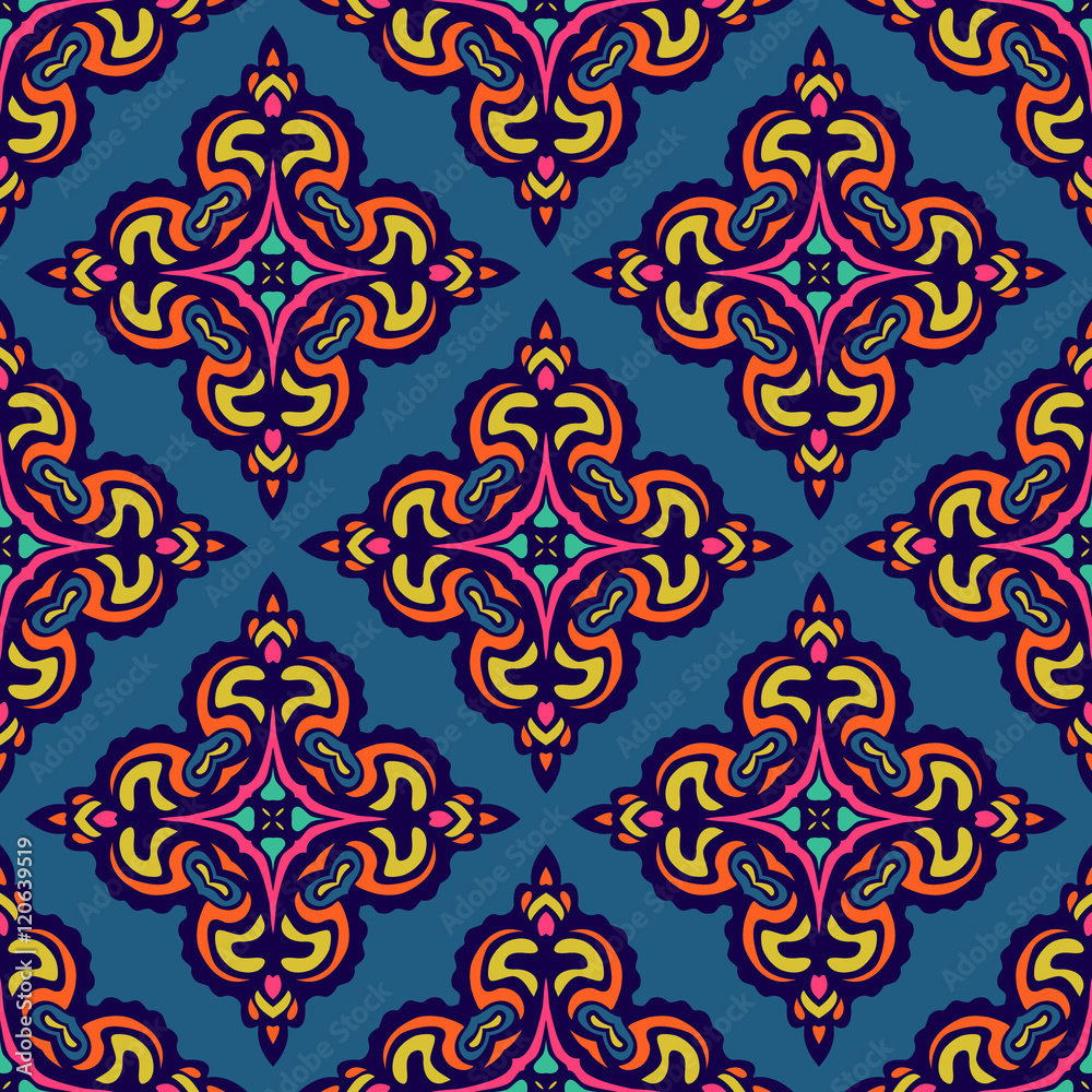 Fototapeta premium Festive Abstract tiled Vector Pattern