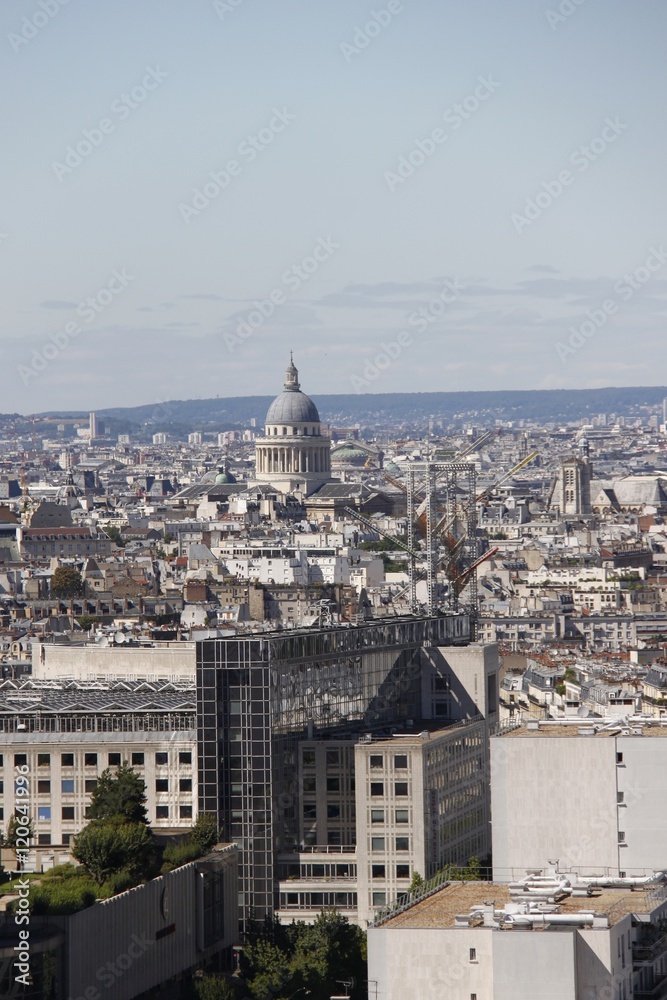 Panthéon à Paris, vue aérienne