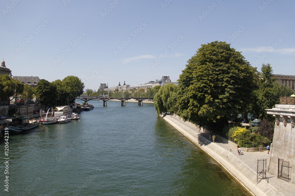 La Seine et l'île de la Cité à Paris