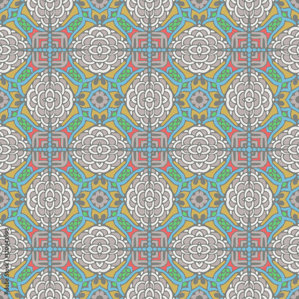 Abstract  vintage ethnic seamless pattern ornament