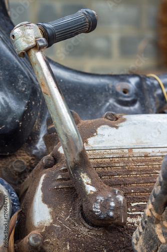 Motorcycle kick starter