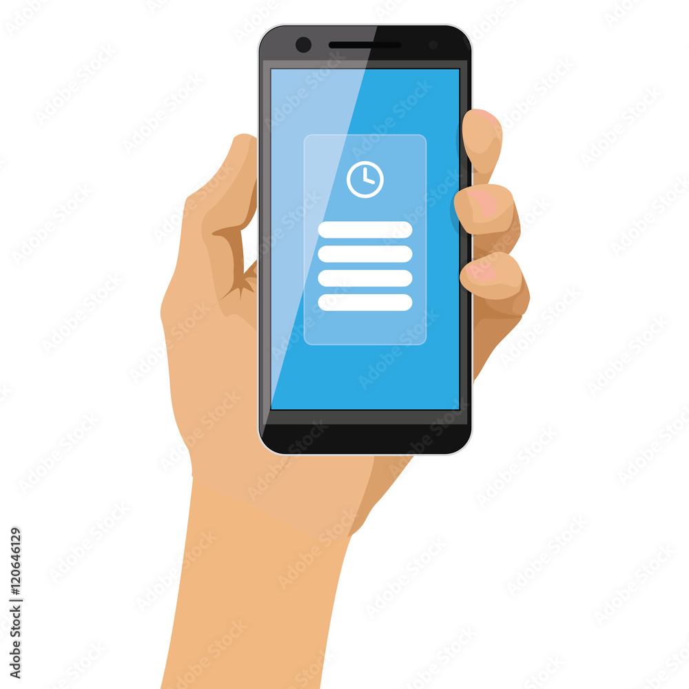 Isolated cellphone Isolated cellphone