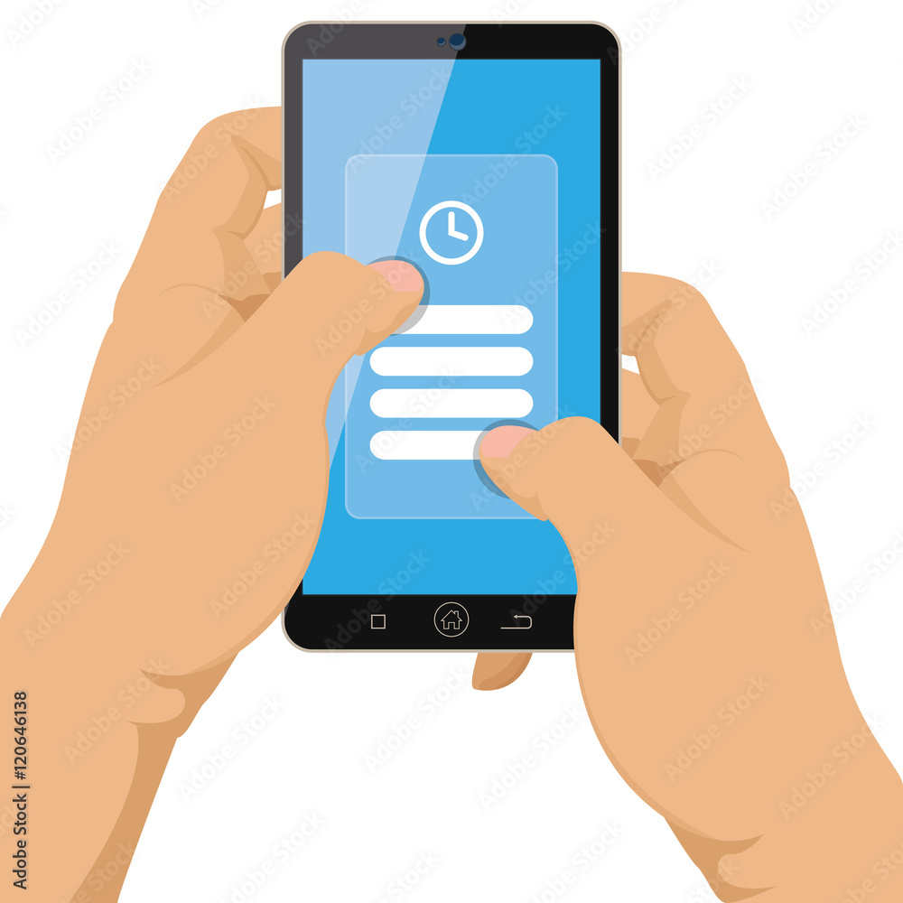 Isolated cellphone Isolated cellphone